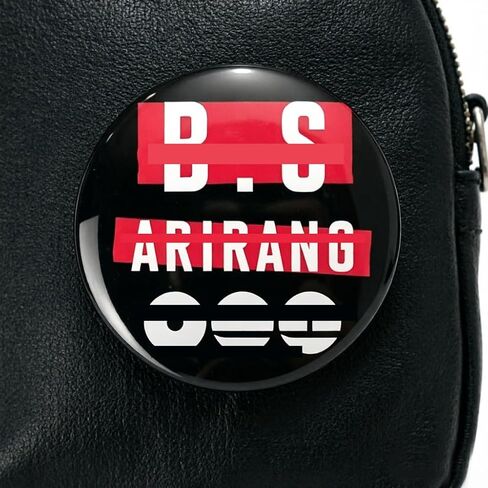 Arirang Fans Pins 2.3'' Badge Button Pins Army World Tour Accessory 4 Pcs Novelty Unique Pins for Bags Jacket Caps Clothing Strap in Saudi Arabia