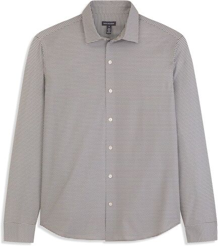 Van Heusen Men's All-Way Performance Stretch Long Sleeve Button Up Shirt, Slim Fit, Regular Length, Quick Dry in Kuwait