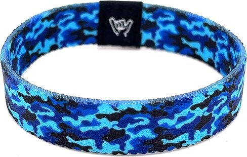 Hang Loose Bands - Coastal Surfer Beach Bracelet for Men, Women & Teens - Comfy Summer - Boho Reversible Wristband- Caribbean Camo| Small: 6.5" (most common fitting size) in Saudi Arabia