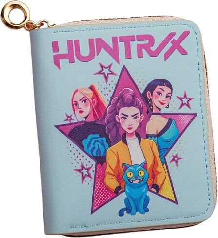 Cartoon Small Coin Purse for Women,Kawaii Card Holder with Zipper,Cute Mini Wallet in Saudi Arabia