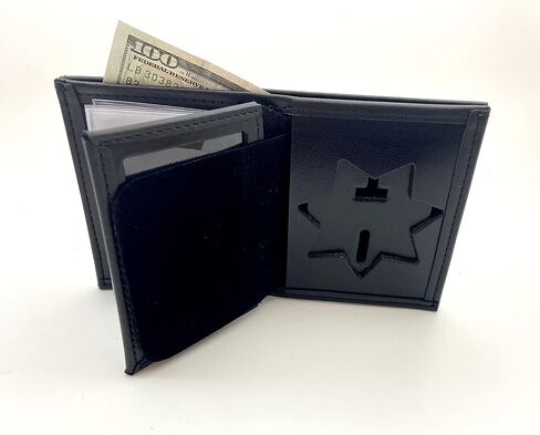 محفظة شارة مخفية ثنائية الطي بنجمة 7 نقاط (انقطاع PF33) تناسب Blackinton B447 نجمة ذات سبع نقاط in Kuwait