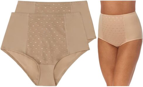 COMPANY ELLEN TRACY Women's Underwear Classic Comfort Brief with Extra Tummy Hold 2 Pack Panties in Saudi Arabia