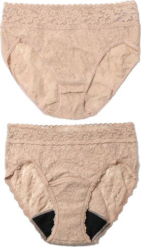 hanky panky Signature Lace French Brief Leakproof Period Underwear for Women | One Size (4–14) | Incontinence Support in Kuwait