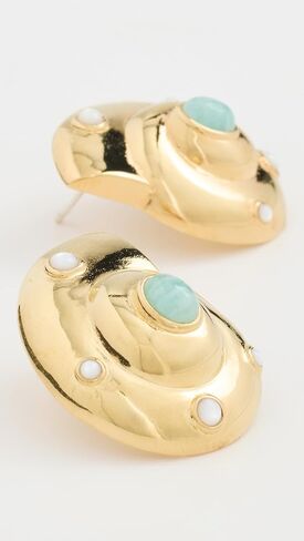 Lizzie Fortunato Women's Nautilus Stud Earrings in Saudi Arabia