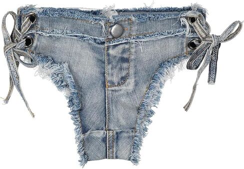 VUUEAN Women's bikini denim underwear set only includes hot pants in Saudi Arabia