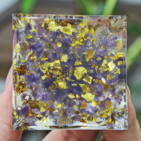 Natural Mineral Crystal Pyramid Energy Healing Meditation Aid Feng Shui Protection Home Decor Versatile Gift Option(2inch Pyramid Amethyst) in Saudi Arabia