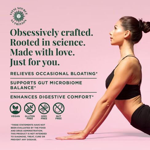 Vital Source Nutrition - AiRi - Debloat Support Gummies - Natural Digestive Blend with Enzymes & Herbal Extracts - Supports Gut Balance & Digestive Comfort - Supplements for Women - 30 Servings in Saudi Arabia