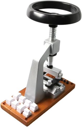 5700 Benchtop Watch Case Opener Module - Professional Back Remover Station with 6 Precision Dies & 12 Fixing Chucks - Manual Torque Signal Adjustment for Watchmaking (Maximum 65mm) in Kuwait
