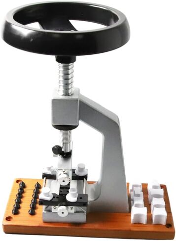 5700 Benchtop Watch Case Opener Module - Professional Back Remover Station with 6 Precision Dies & 12 Fixing Chucks - Manual Torque Signal Adjustment for Watchmaking (Maximum 65mm) in Kuwait