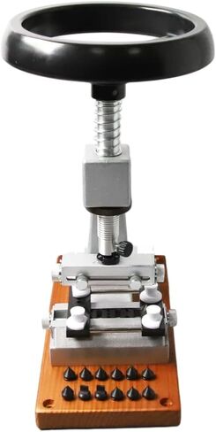 5700 Benchtop Watch Case Opener Module - Professional Back Remover Station with 6 Precision Dies & 12 Fixing Chucks - Manual Torque Signal Adjustment for Watchmaking (Maximum 65mm) in Kuwait