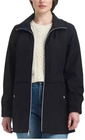 Vince Camuto Women's Lightweight Water and Wind Resistant Rain Jacket in Kuwait