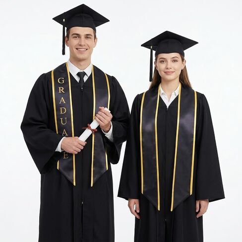 Jmkcoz Graduation Honor Stole Graduation Sash Scarf Graduation Gift for International Student Class of 2026 Graduate in Kuwait