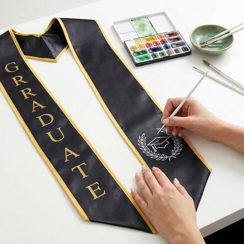 Jmkcoz Graduation Honor Stole Graduation Sash Scarf Graduation Gift for International Student Class of 2026 Graduate in Kuwait