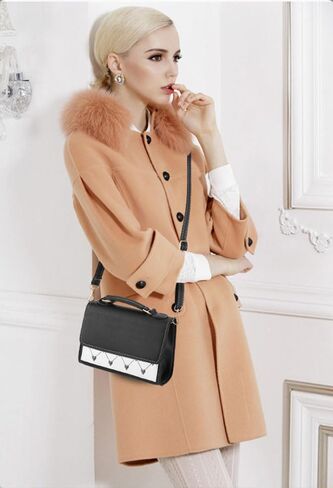 Small Top Handle Purses for Women Mini Satchel Crossbody Bag Elegant Square Bag in Kuwait