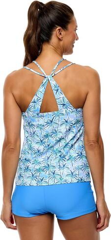 Next by Athena Women's Oasis Third Eye Tankini Swimsuit Top in Kuwait
