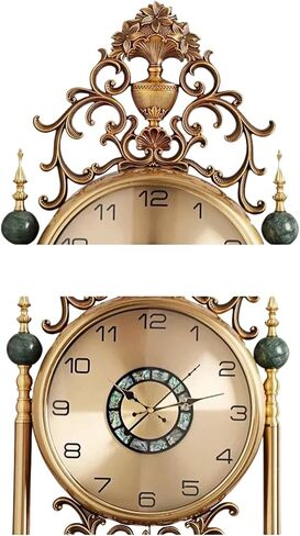 Grandfather Clocks Metal Floor Clock European Style Roman Numeral for Hotel Lobby Club in Saudi Arabia