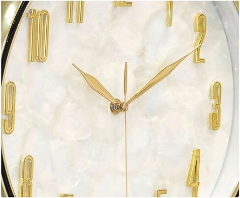 Grandfather Clocks Metal Floor Standing Clock Quartz Silent Marble Base for Villa Living Room in Saudi Arabia