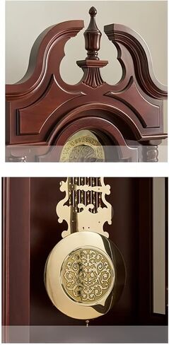 Grandfather Clocks Wood Grandfather Clock Floor Mechanical Pendulum Chimes Decorative for Home in Saudi Arabia