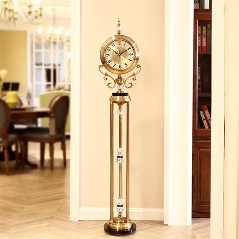 Grandfather Clocks Floor Clock Coffee Home Decor, Grandfather Timepiece with Cable-Driven Chime Movement in Saudi Arabia