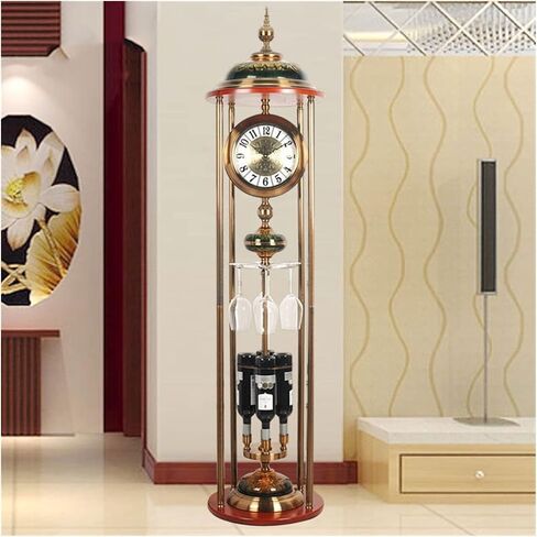 Grandfather Clocks Floor Clock Desktop European Style New Home Living Room with Ancient Full Copper Pendulum in Saudi Arabia