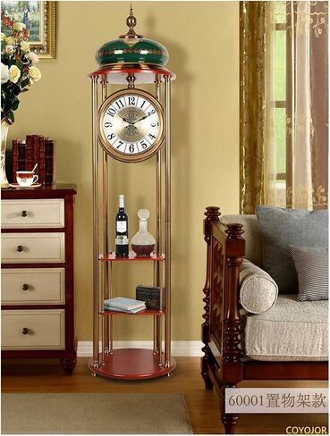 Grandfather Clocks Floor Clock Desktop European Style New Home Living Room with Ancient Full Copper Pendulum in Saudi Arabia