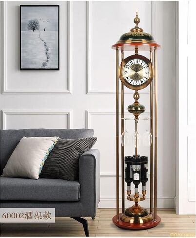 Grandfather Clocks Floor Clock Desktop European Style New Home Living Room with Ancient Full Copper Pendulum in Saudi Arabia