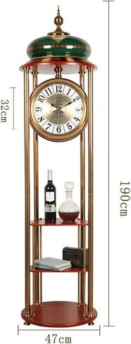 Grandfather Clocks Floor Clock Desktop European Style New Home Living Room with Ancient Full Copper Pendulum in Saudi Arabia