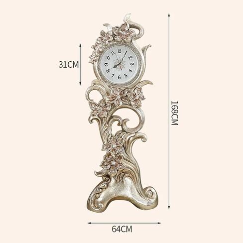 Grandfather Clocks Floor Standing Clock Silent European Style for Living Room and Hallway in Saudi Arabia