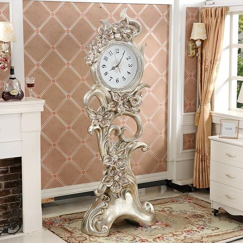 Grandfather Clocks Floor Standing Clock Silent European Style for Living Room and Hallway in Saudi Arabia