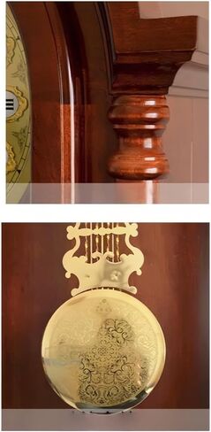 Grandfather Clocks Wood Grandfather Clock Floor Mechanical Pendulum Chimes Standing for Home in Saudi Arabia