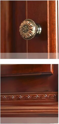 Grandfather Clocks Wood Grandfather Clock Floor Mechanical Pendulum Chimes Standing for Home in Saudi Arabia