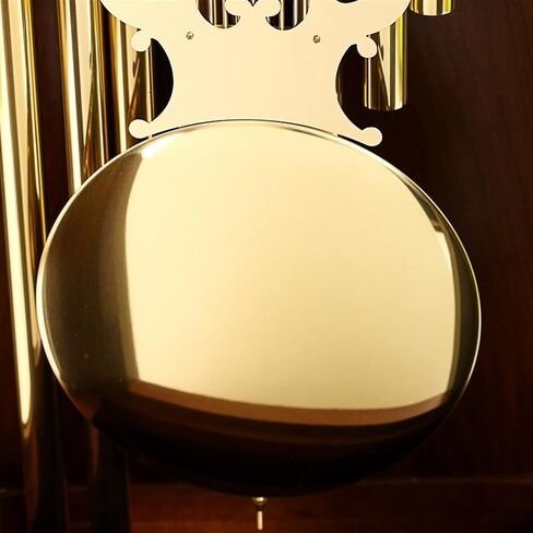 Grandfather Clocks Wooden Clock, Brown Cherry Finish, White Dial, Acrylic Crystal, Roman Numerals, Vintage Home Decor in Saudi Arabia
