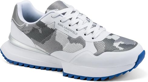 Karl Lagerfeld Mens Calixte Camo Running Sneaker in Kuwait