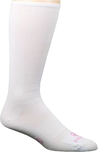 Dan Post Cowgirl Certified Lite Performance Over the Calf Women's White Socks, 4 Pair Pack (Womens Boot Size 7-10) in Kuwait