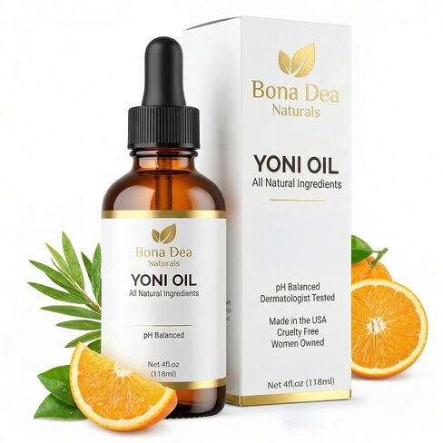 Feminine Spray for Women – All Natural Yoni Oil Deodorant & Moisturizer, Organic Essential Oils, Chemical-Free Perineal Massage Oil for Pregnancy, Sensitive Vaginal Care | 2 oz Spray in Kuwait