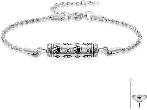 Urn Bracelet For Ashes Cremation Jewelry For Ashes Keepsake Pendant Locket Memorial Jewelry Bereavement Keepsake Gifts for Loss of a Loved One in Saudi Arabia