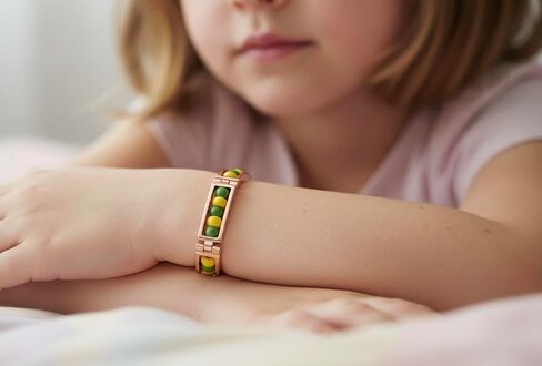 Rose Gold Stainless Steel Green and Yellow Beads Babalawo Amulet Protection Orumila Orunla Bracelet - Good Luck Charm Evil Eye Protection Bracelet for Adult Men and Women in Kuwait