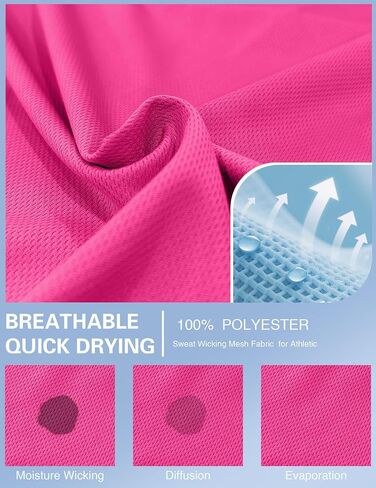Women's Short Sleeve Workout T-Shirt UPF 50+ Raglan Sleeve Quick Dry Tops Sun Protection Crewneck Athletic Running Gym Tees in Saudi Arabia