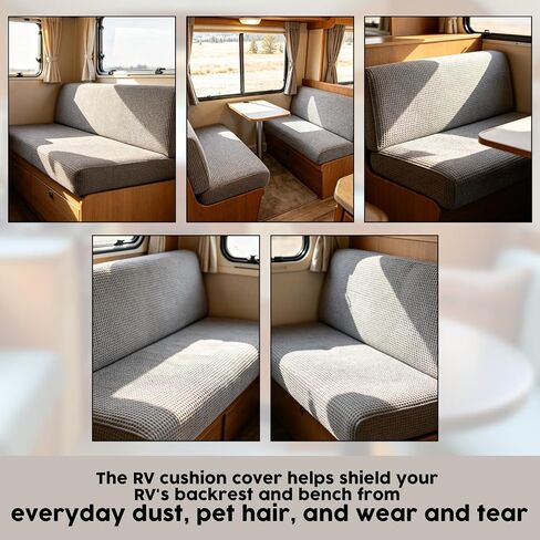 RV Couch Covers 2-Piece Stretchable Backrest and Seat Covers for RV in Saudi Arabia