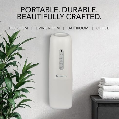 Whisper Smart Plug-in Waterless Diffuser, Essential Oil Diffuser with Bluetooth & App Control, 1000 Sq Ft Coverage, Silent Cold Air Diffuser for Home, Nursery & Office, Safe for Kids & Pets in Saudi Arabia