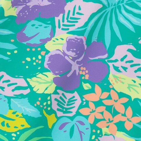 مجموعة بيكيني وقميص سباحة بأكمام قصيرة ومقاوم للكلور للفتيات من Lands' End in Kuwait