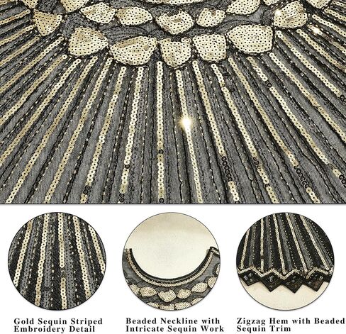 RIOSO 1920s Flapper Accessories for Women Great Gatsby Roaring 20s Costumes Outfit Accessory Set with Shawl Feather Headband Pearl Necklace Earrings Gloves Womens Flapper Costume in Saudi Arabia