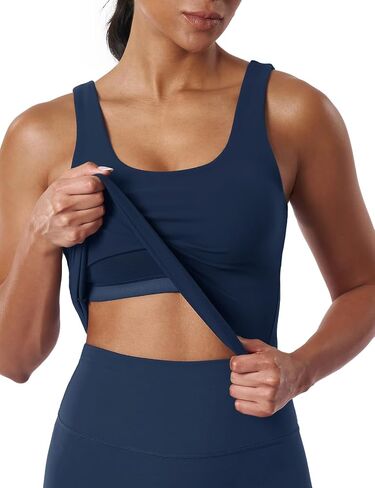 K-Swiss Women's Workout Tank Top - Sleeveless Waist-Length Slim Fit Gym Athletic Yoga Tops Shirts in Kuwait