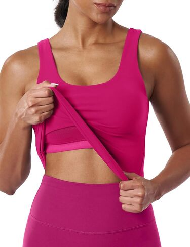 K-Swiss Women's Workout Tank Top - Sleeveless Waist-Length Slim Fit Gym Athletic Yoga Tops Shirts in Kuwait