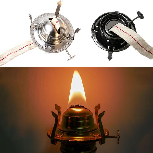 6 Rolls Cotton Oil Lamp Wicks (39 Feet), Includes 3 Sizes 1/2'' 3/4'' 7/8'' Inch, 6.6 Feet Per Roll Replacement Oil Lanterns Wick for Oil Lamps and Oil Burners in Kuwait