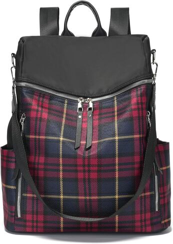 zhongningyifeng Women Backpack Purse Waterproof Rucksack Lightweight Fashion Casual Travel Ladies Shoulder Bag Daypack (red, Large) in Saudi Arabia