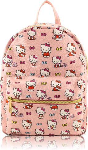 Fast Forward Sanrio Hello Kitty Mini Backpack for Girls | PU Leather Daypack Backpack Featuring Hello Kitty | Small Travel Bag, Lightweight Backpack | Ages 3+ in Kuwait