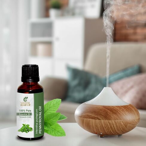 زيت Pennyroyal (Mentha Pulegium) زيت أساسي 100% زيت طبيعي نقي غير مخفف وغير مقطوع بدرجة علاجية 0.33 FL.OZ in Kuwait