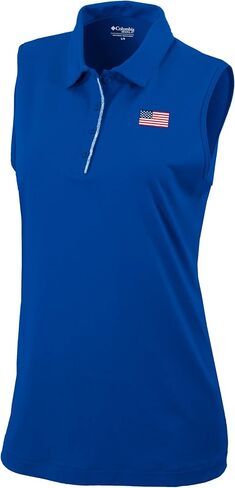 Columbia Golf Women's Omni-Wick American Flag Logo Tend The Ball Tank in Kuwait