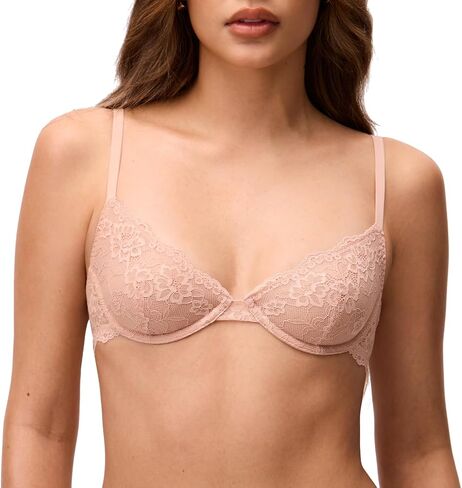 Demi Lace Bras for Women Small Breasted Underwire Unlined Bra 32AA-38A in Saudi Arabia